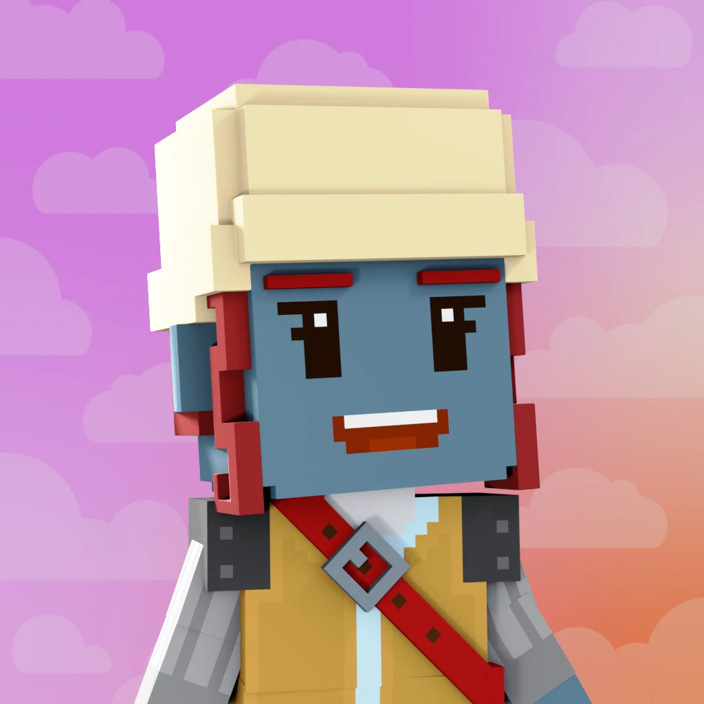 Pirate #560 voxel render