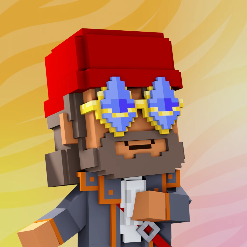 Pirate #5601 voxel render