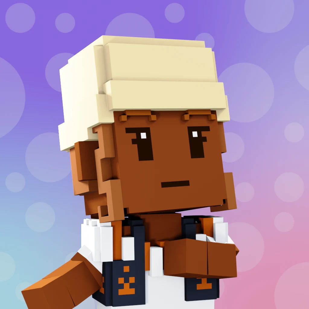 Pirate #5604 voxel render