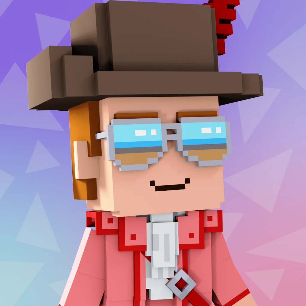 Pirate #5607 voxel render
