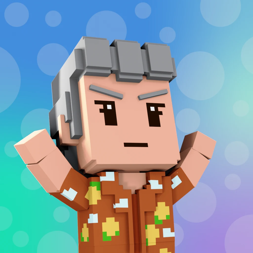 Pirate #561 voxel render