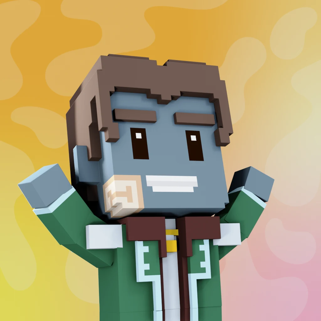 Pirate #5612 voxel render