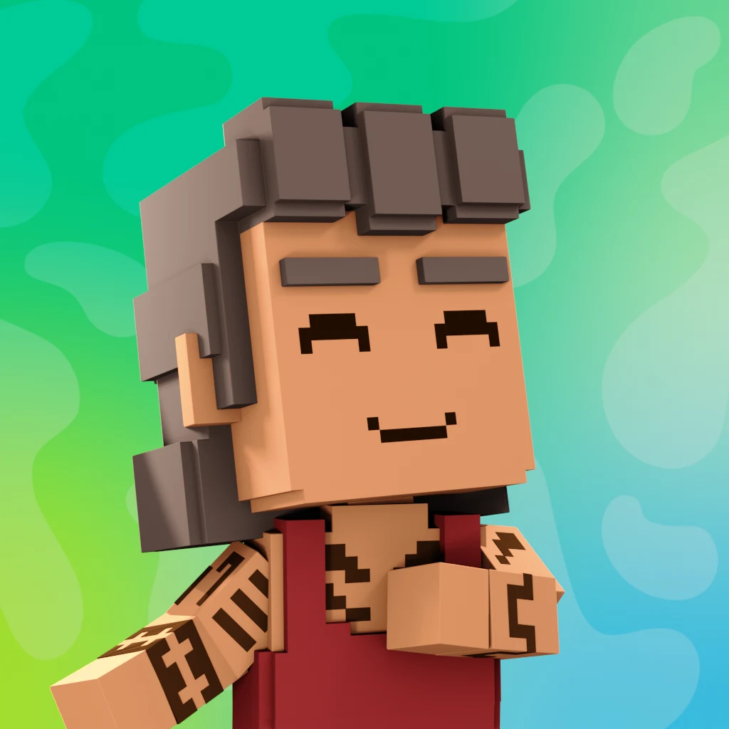 Pirate #5616 voxel render