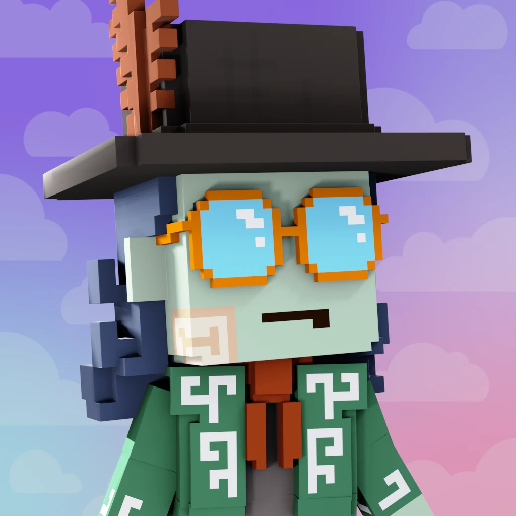 Pirate #5623 voxel render