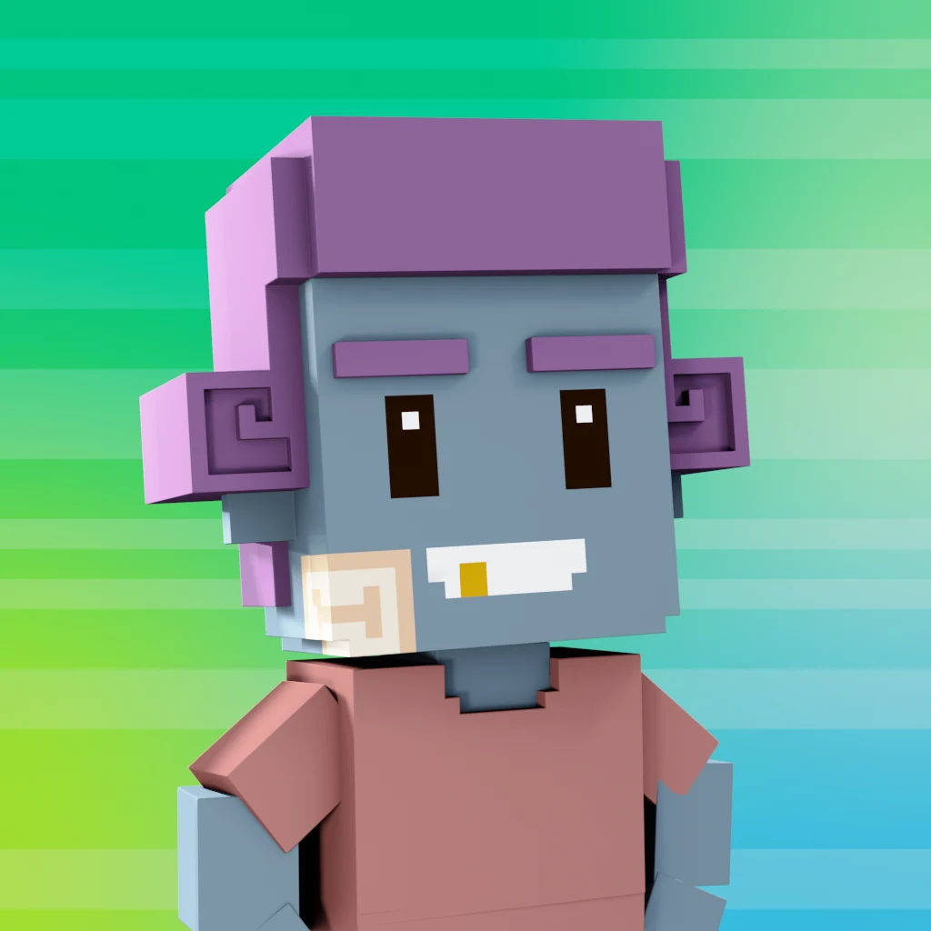 Pirate #5624 voxel render