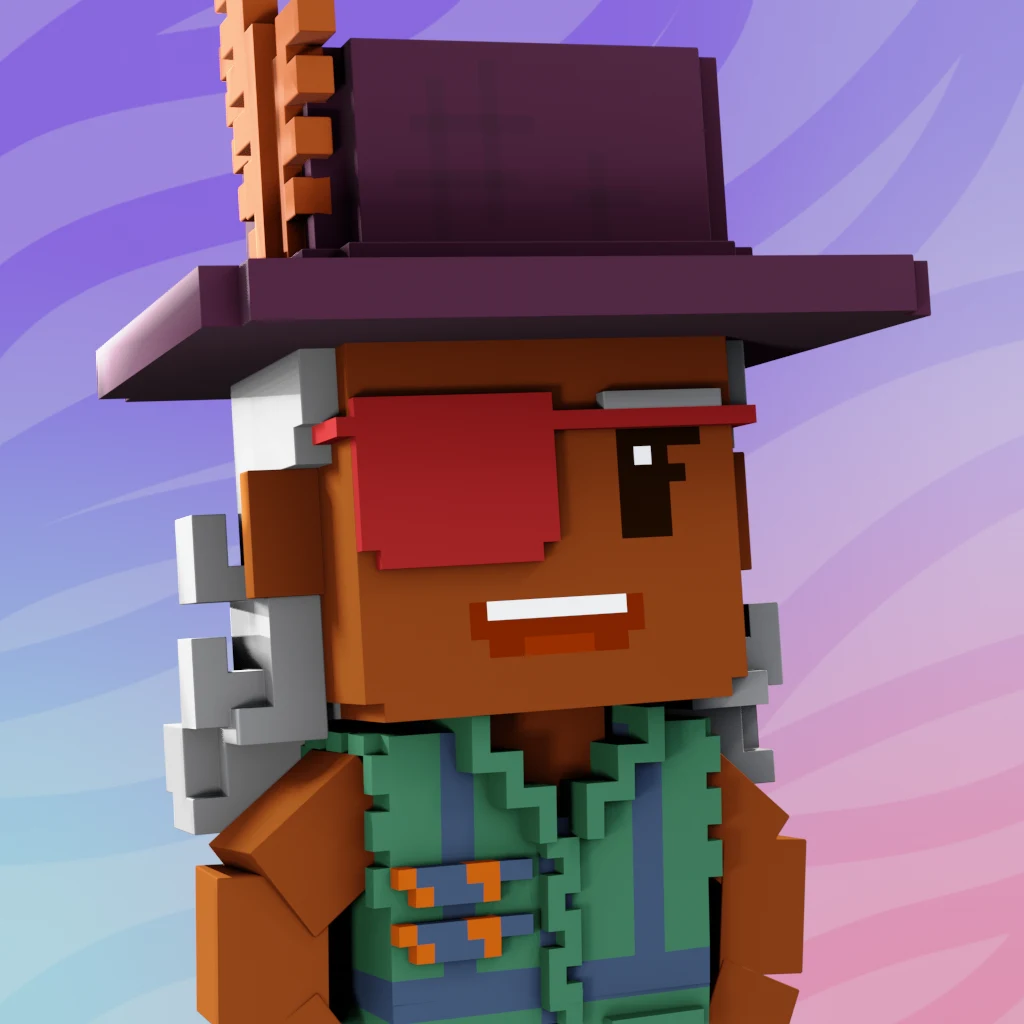 Pirate #5625 voxel render