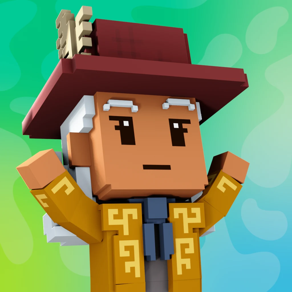 Pirate #5629 voxel render