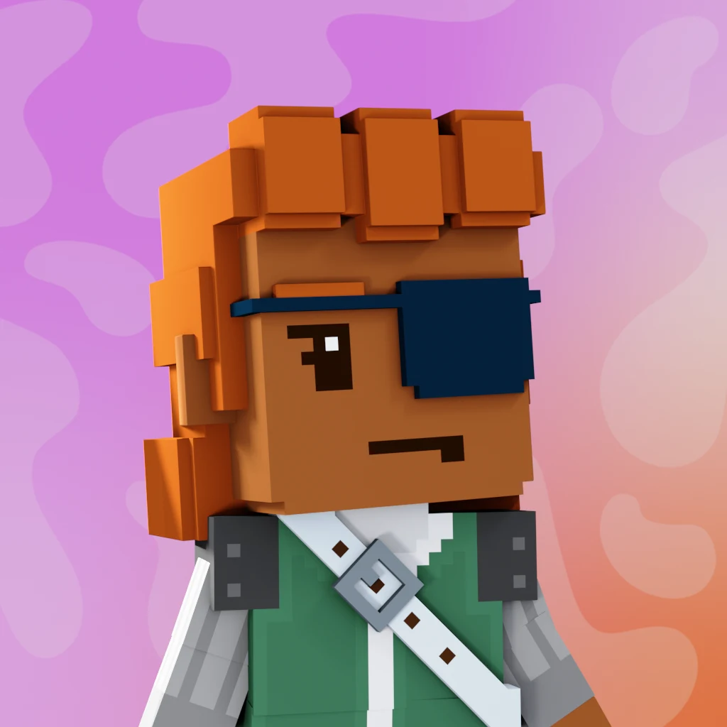 Pirate #5630 voxel render