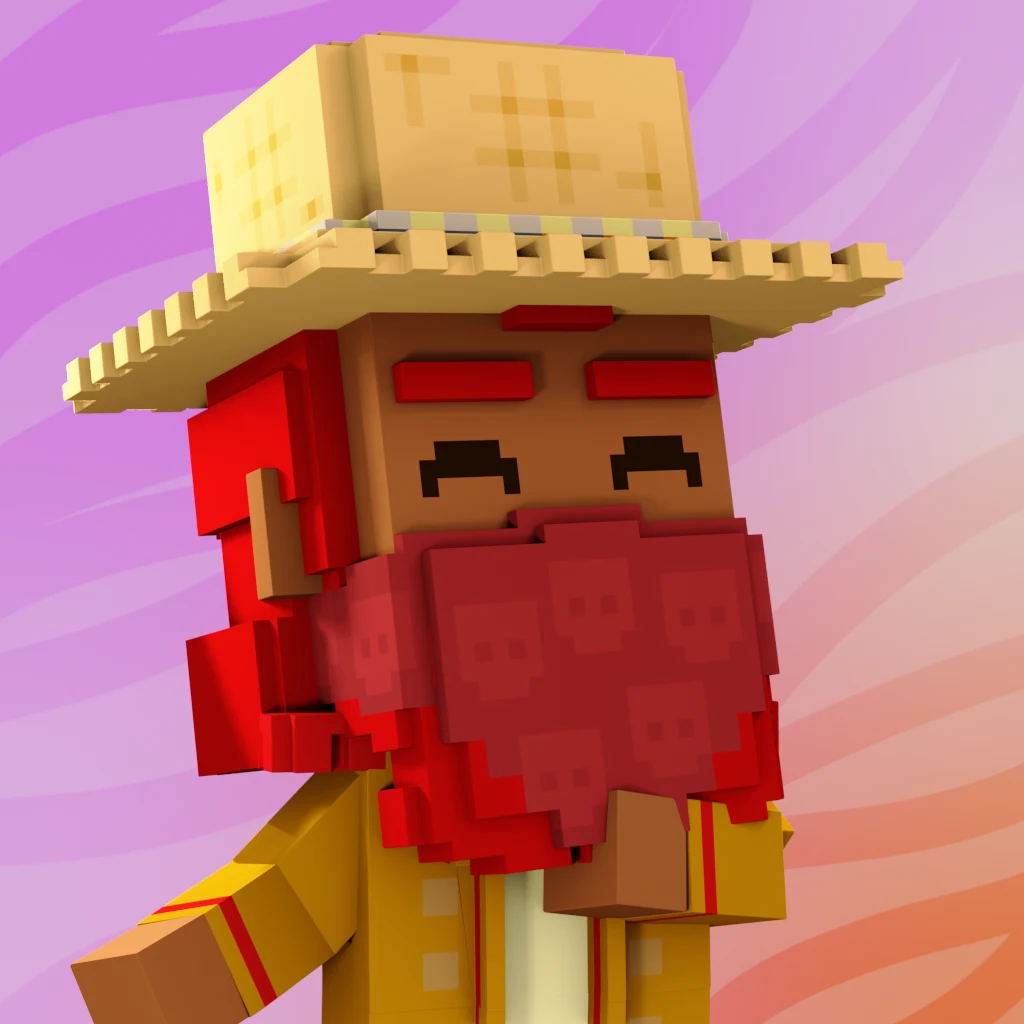 Pirate #5635 voxel render