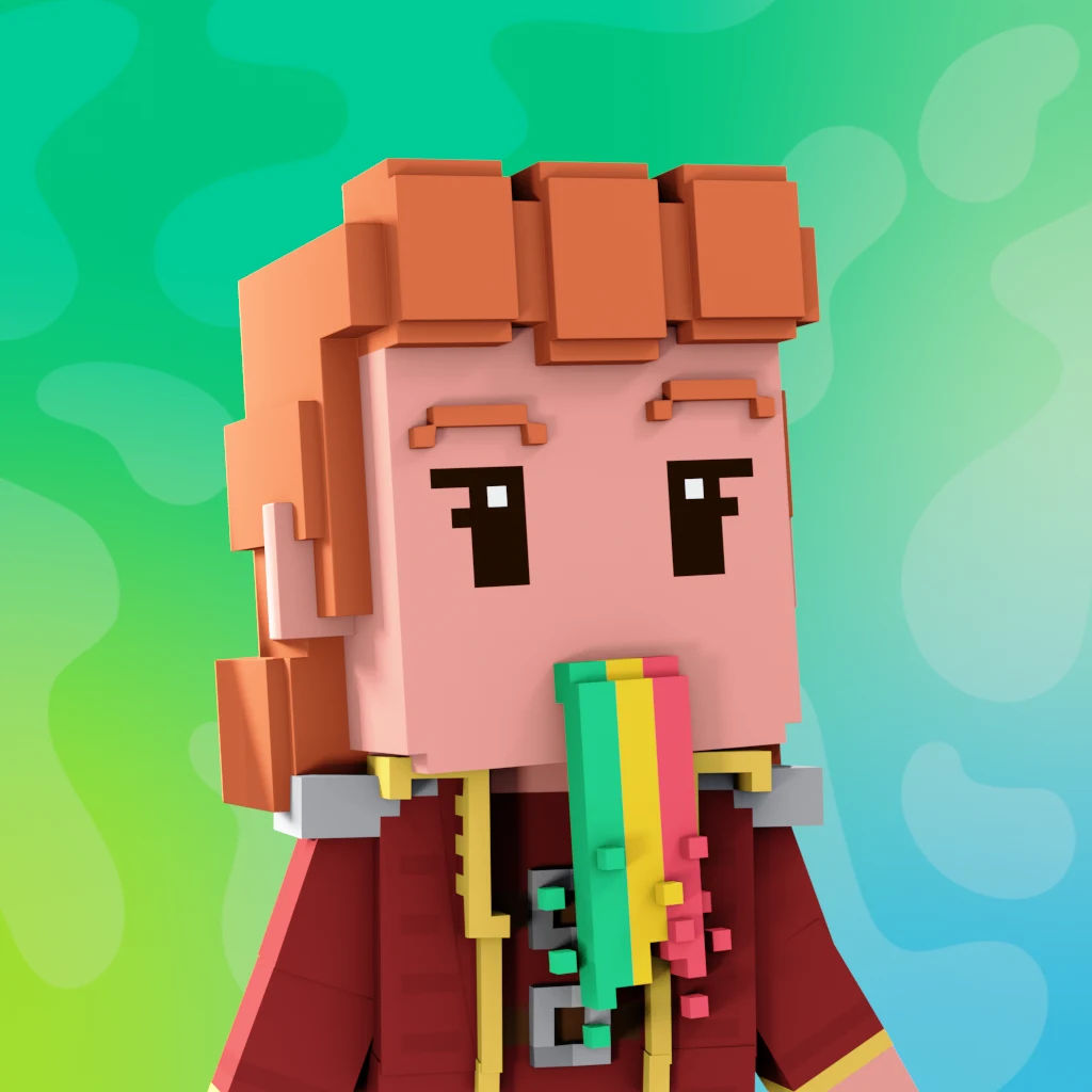 Pirate #5636 voxel render
