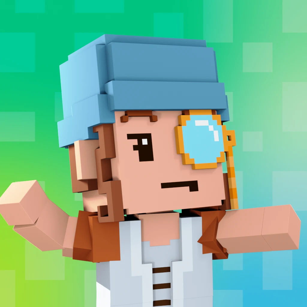 Pirate #5639 voxel render
