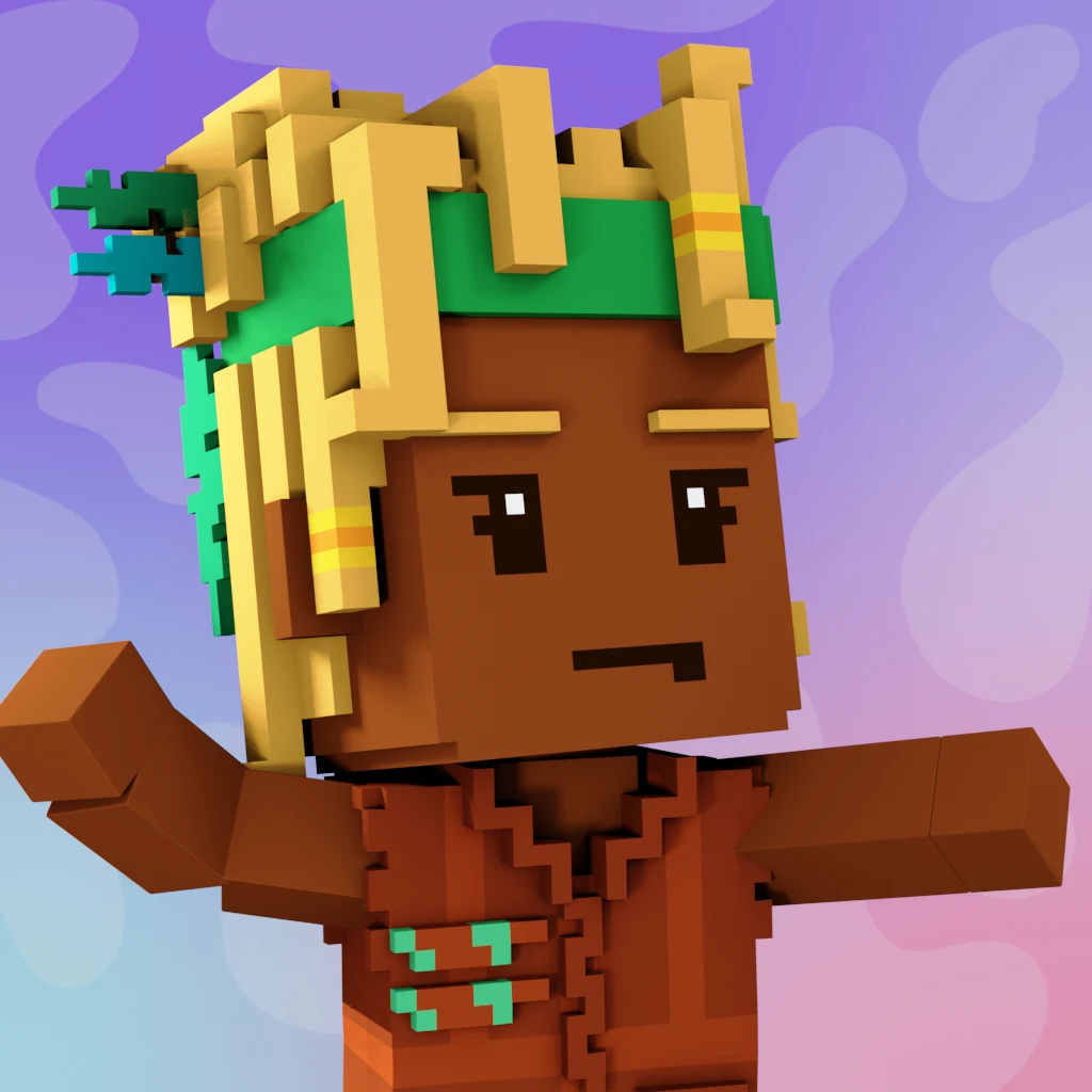 Pirate #564 voxel render