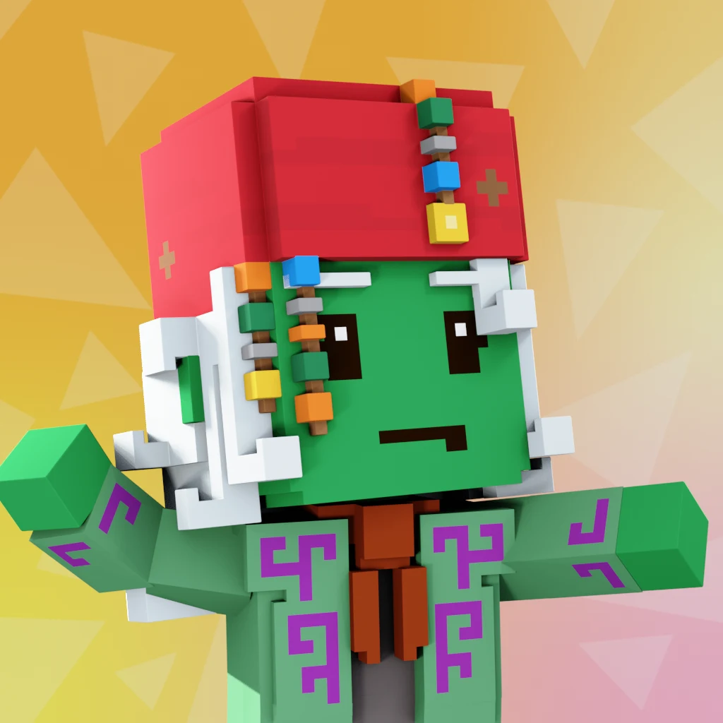 Pirate #5640 voxel render