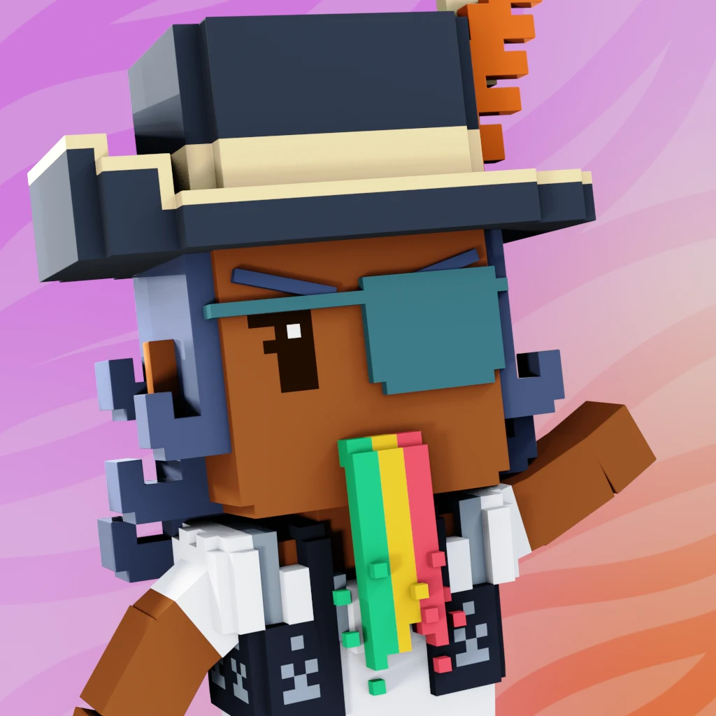 Pirate #5642 voxel render
