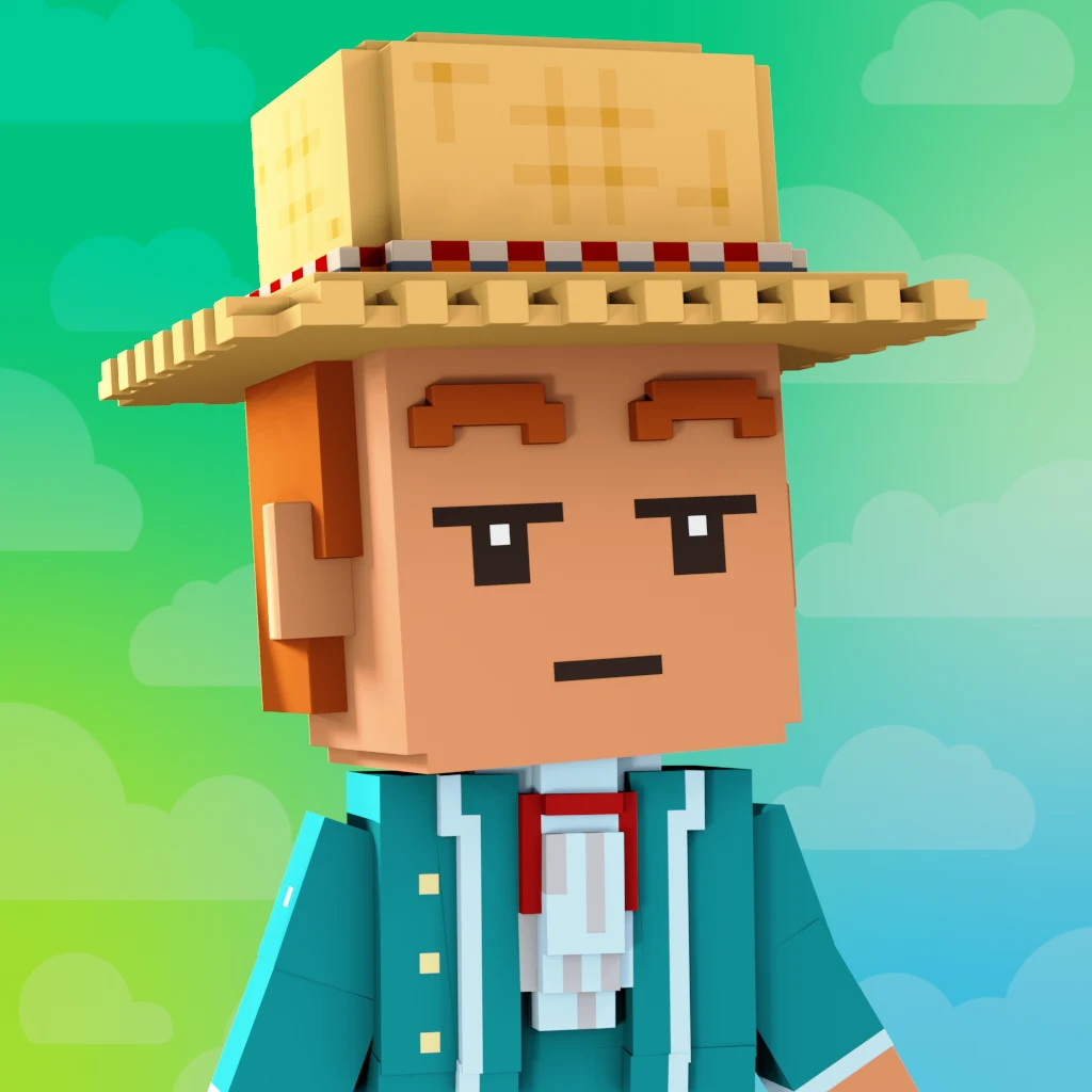 Pirate #5645 voxel render