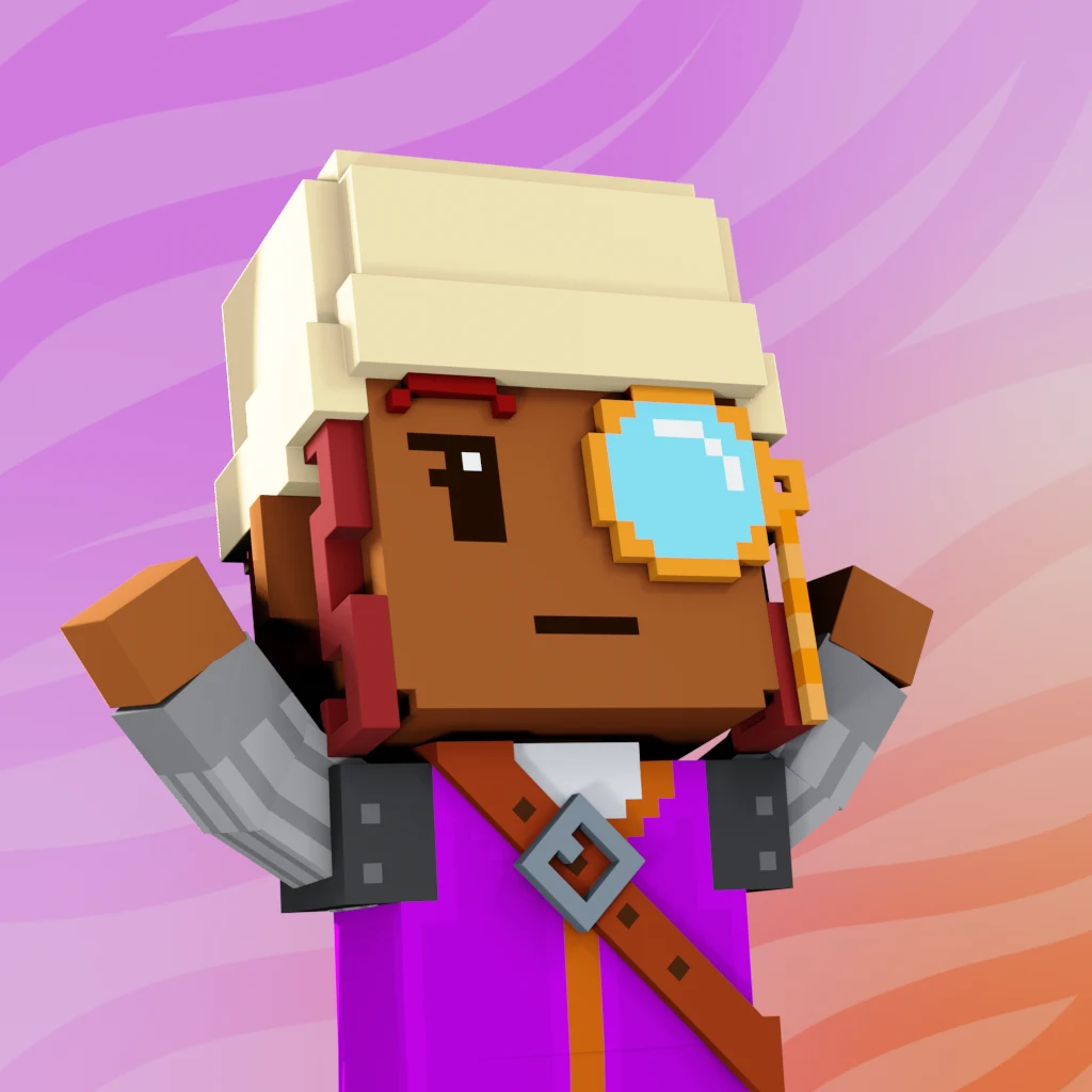 Pirate #5646 voxel render