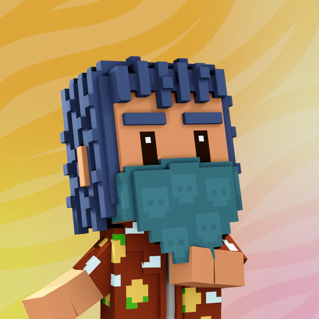 Pirate #5647 voxel render