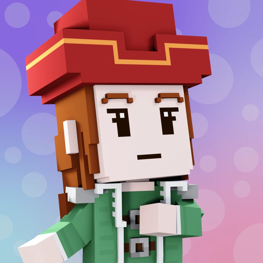 Pirate #5651 voxel render