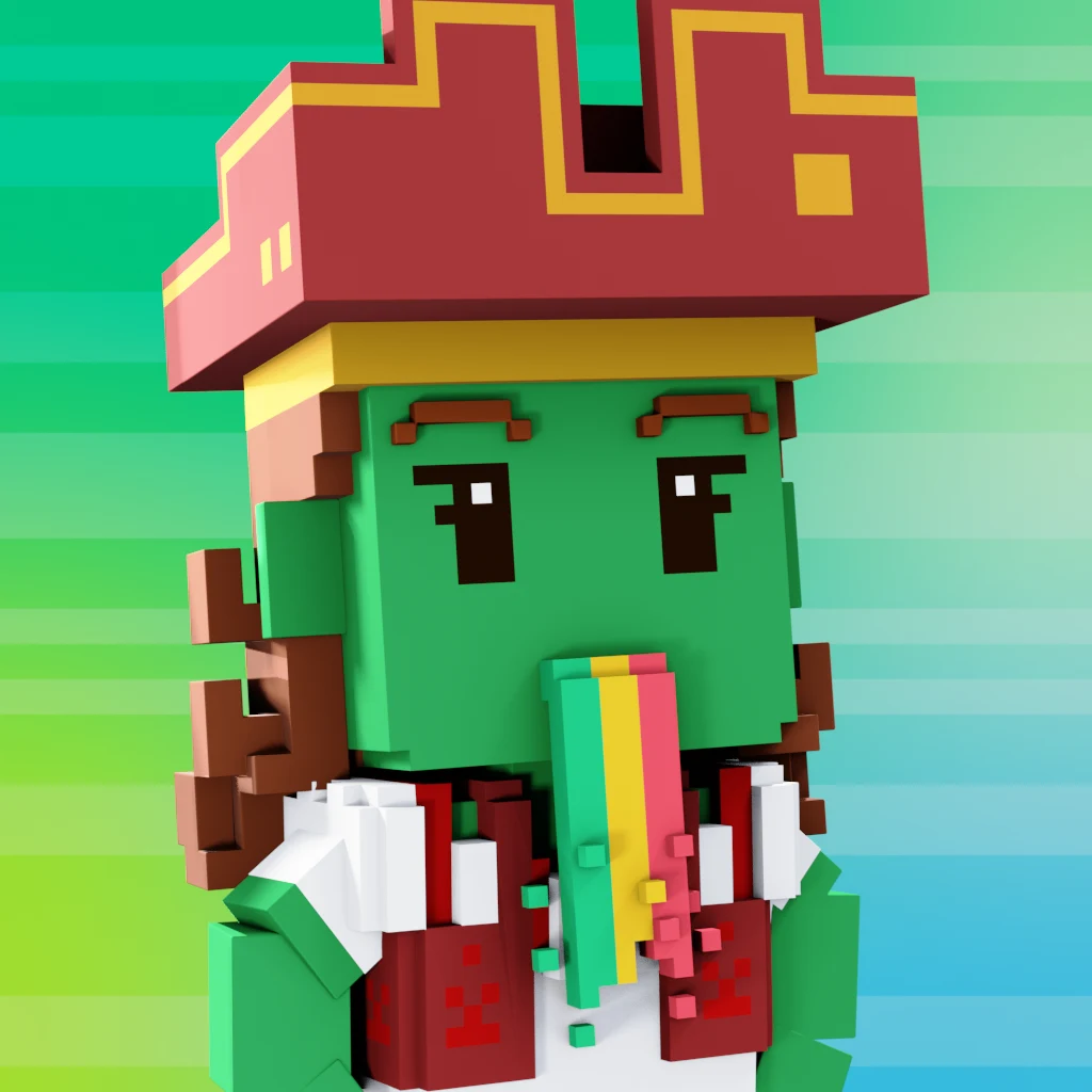Pirate #5652 voxel render