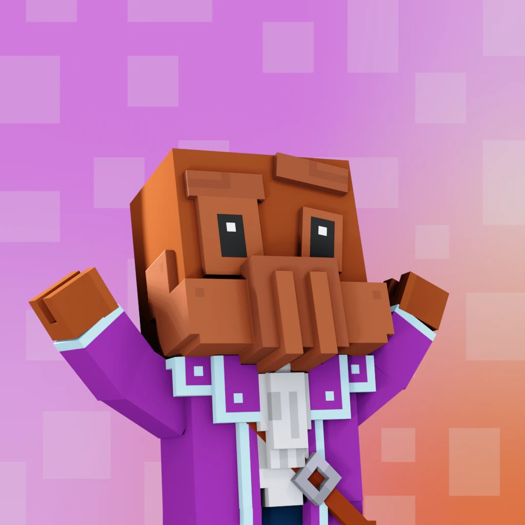 Pirate #5653 voxel render