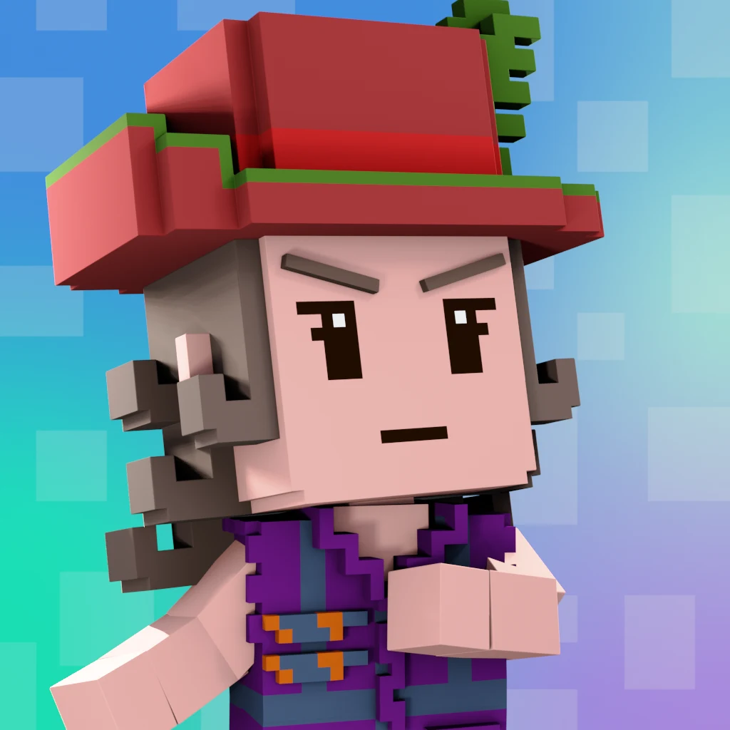 Pirate #5654 voxel render