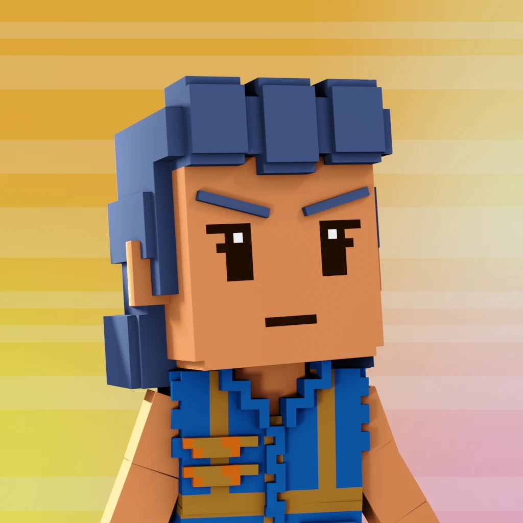 Pirate #5661 voxel render
