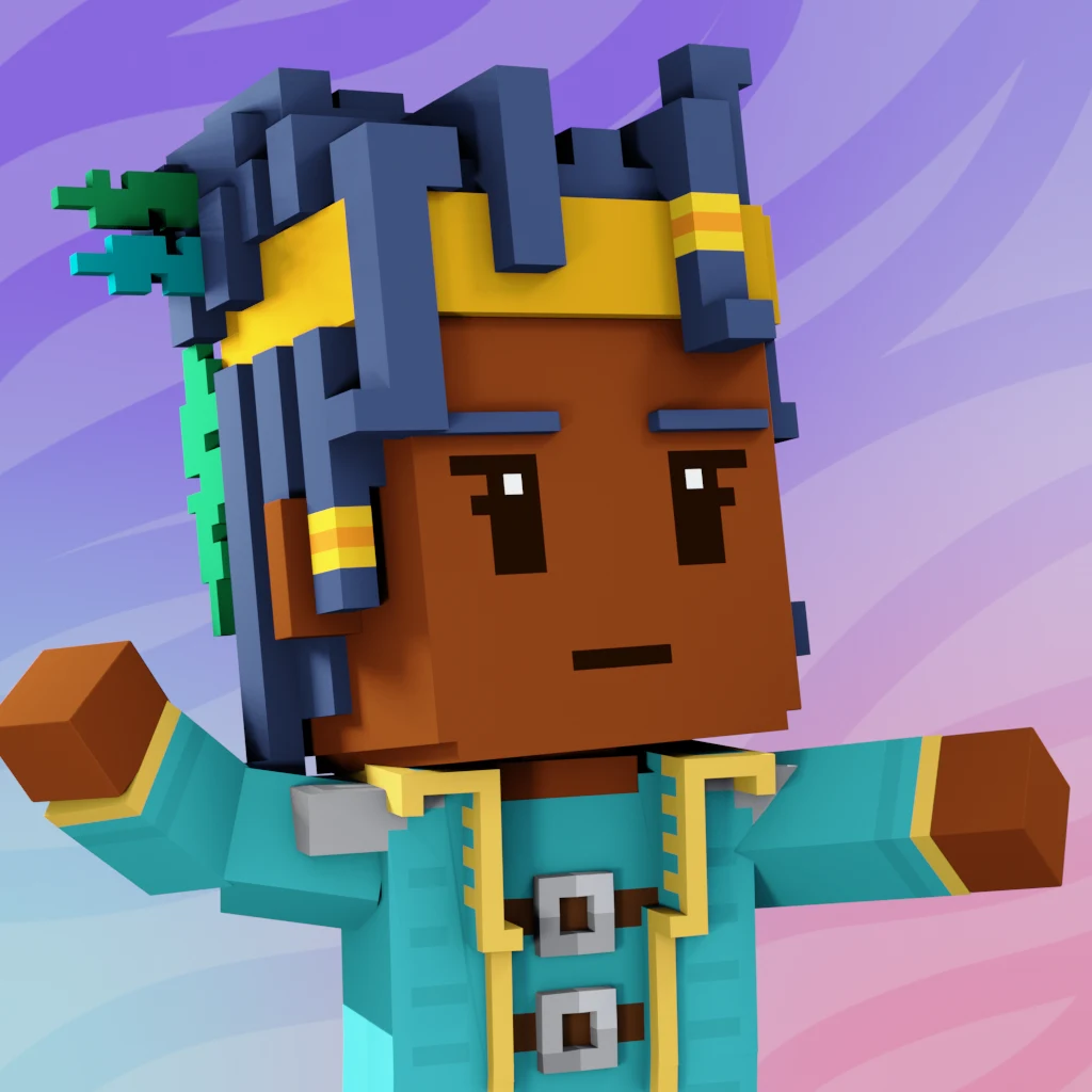 Pirate #5662 voxel render