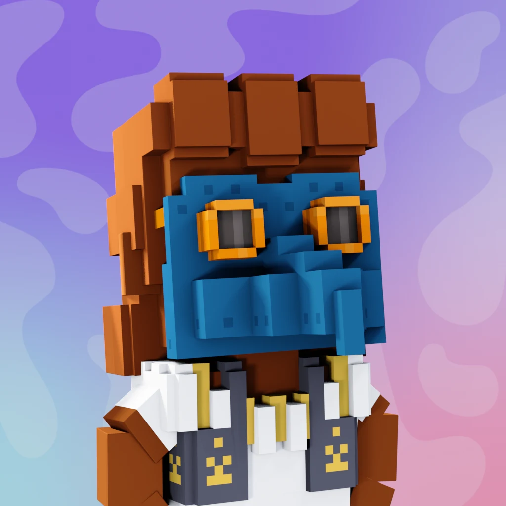 Pirate #5664 voxel render