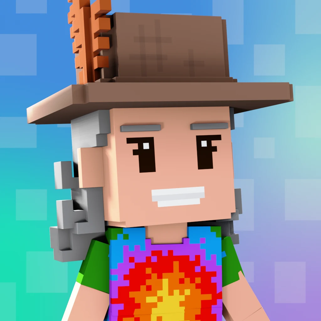 Pirate #567 voxel render