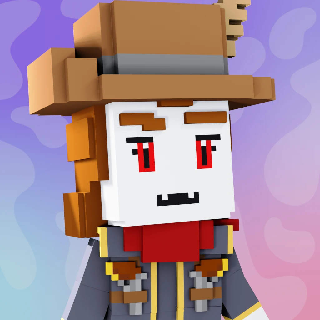 Pirate #5673 voxel render
