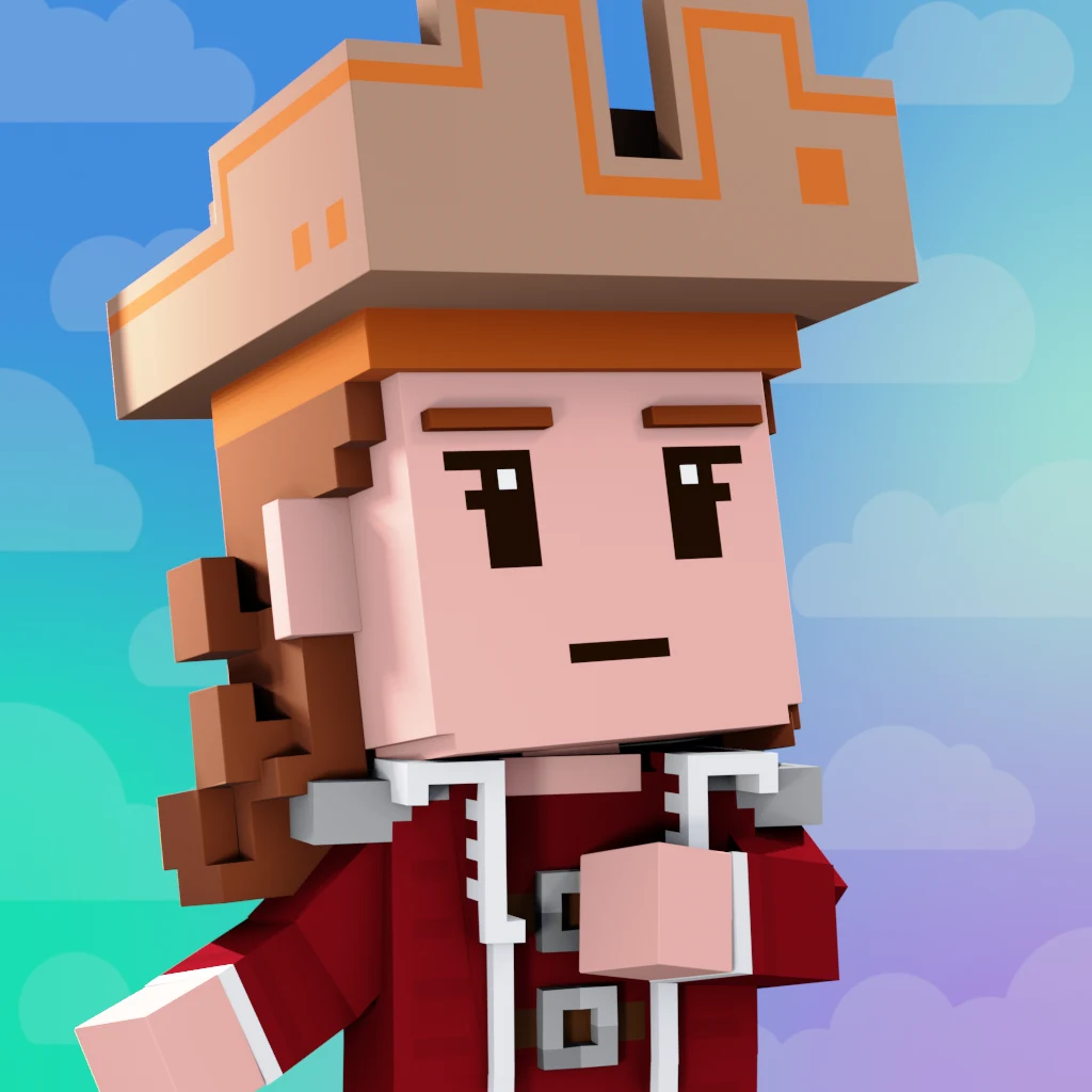 Pirate #5674 voxel render
