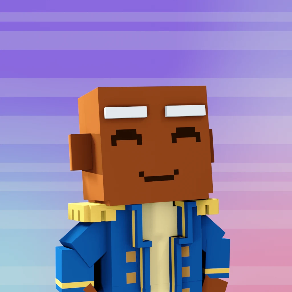 Pirate #5678 voxel render