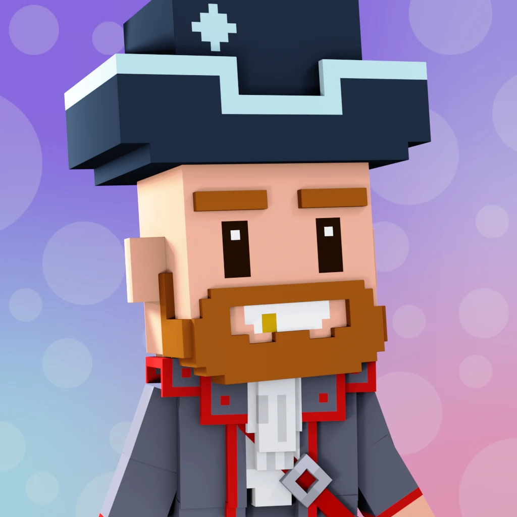 Pirate #5680 voxel render