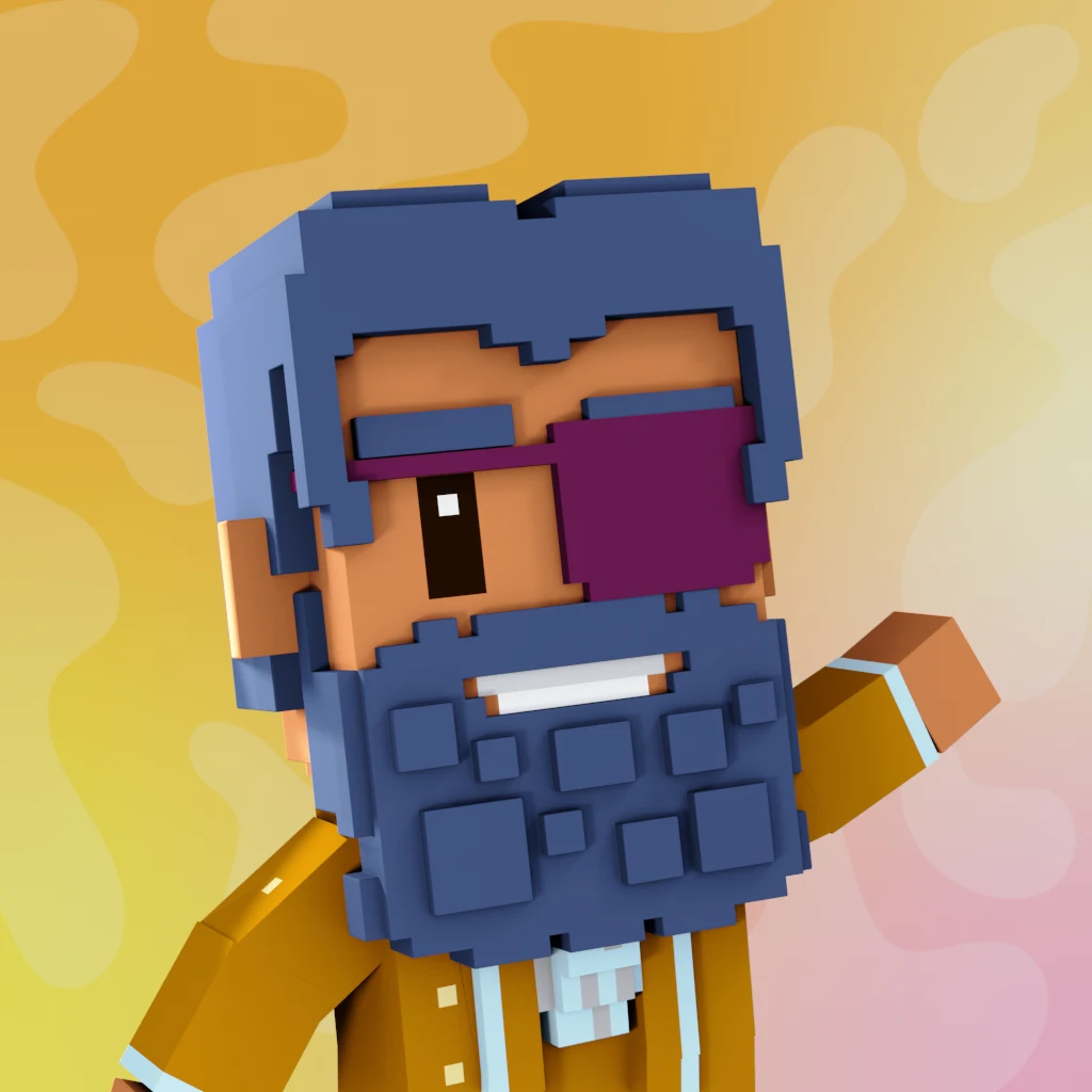 Pirate #5681 voxel render