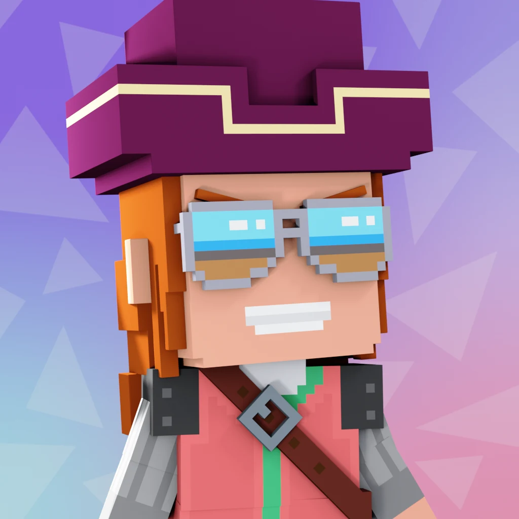 Pirate #5682 voxel render