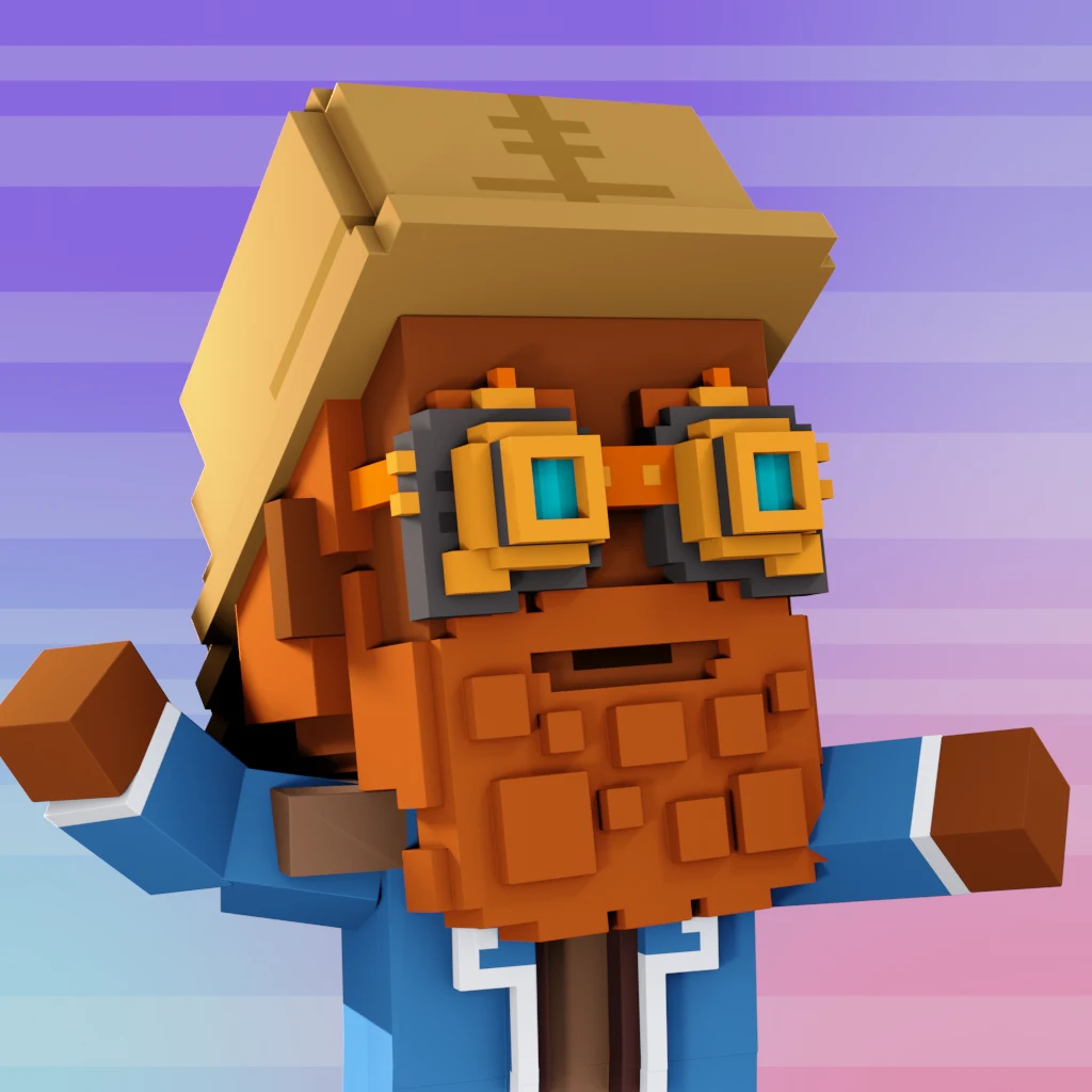 Pirate #5683 voxel render
