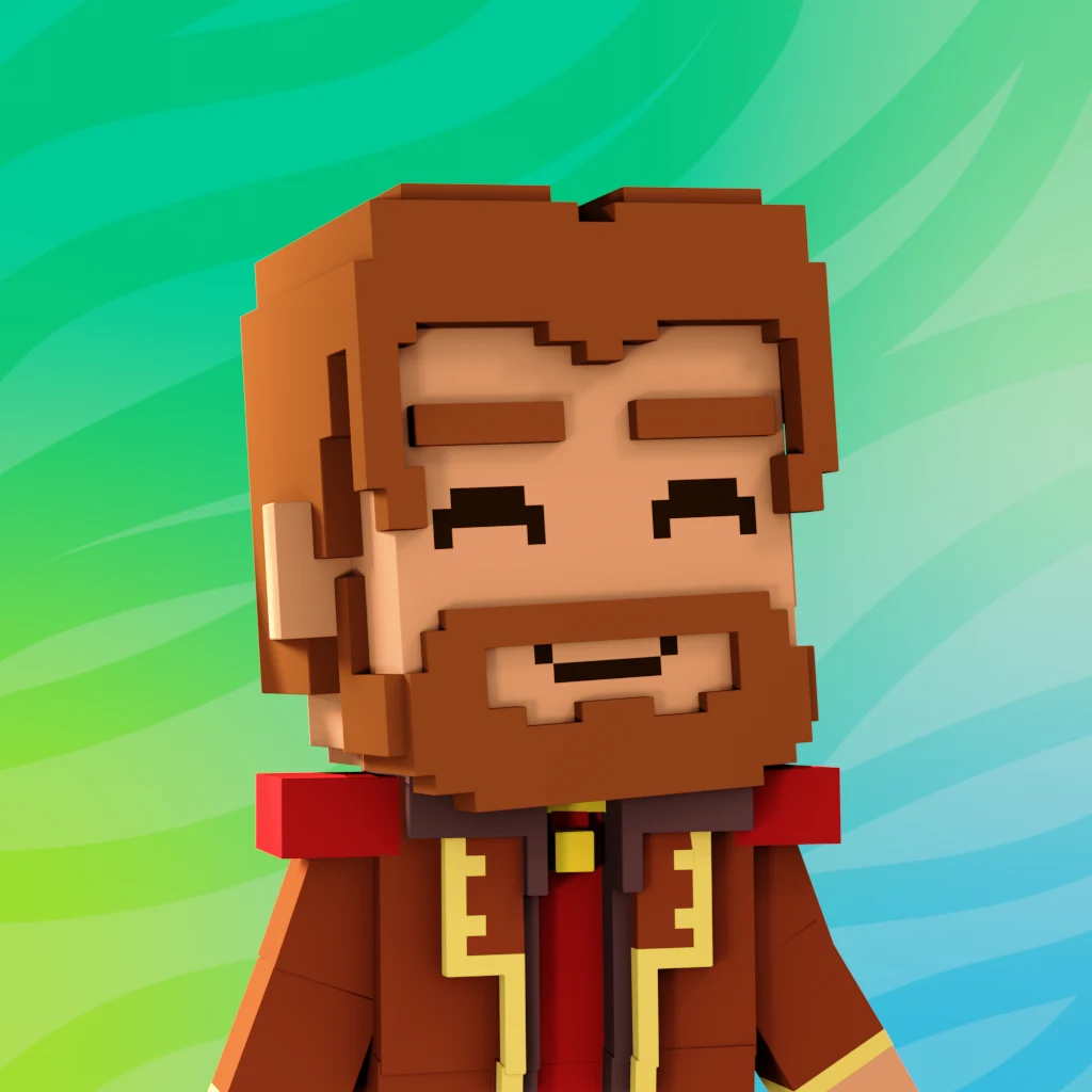 Pirate #5684 voxel render