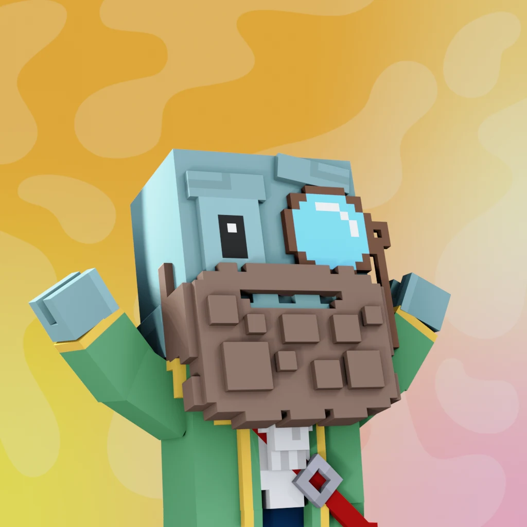 Pirate #5688 voxel render