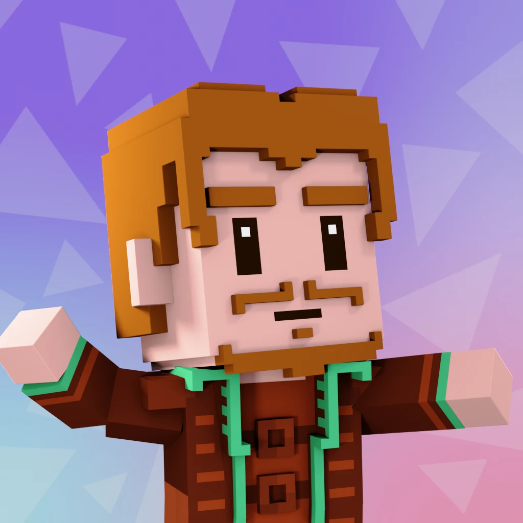 Pirate #569 voxel render