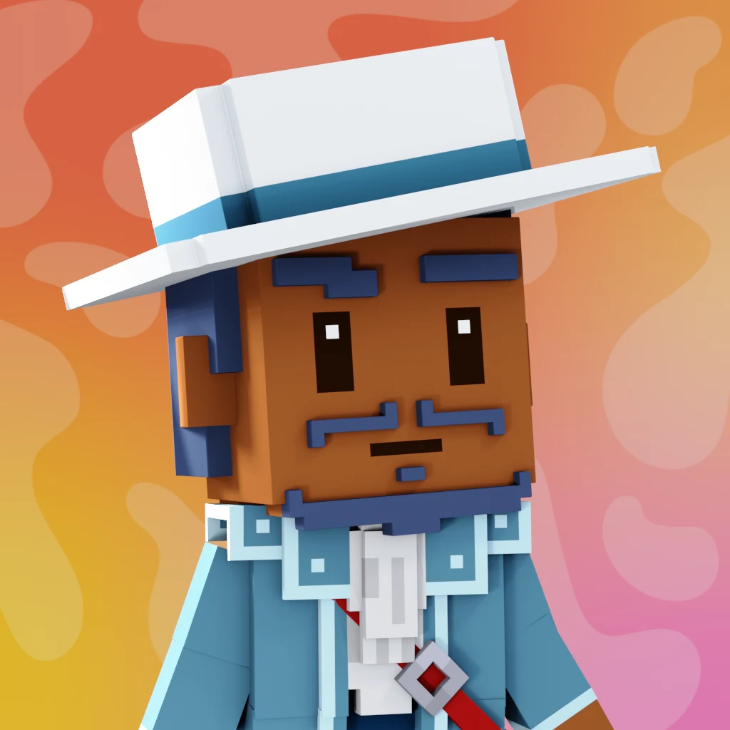 Pirate #5690 voxel render