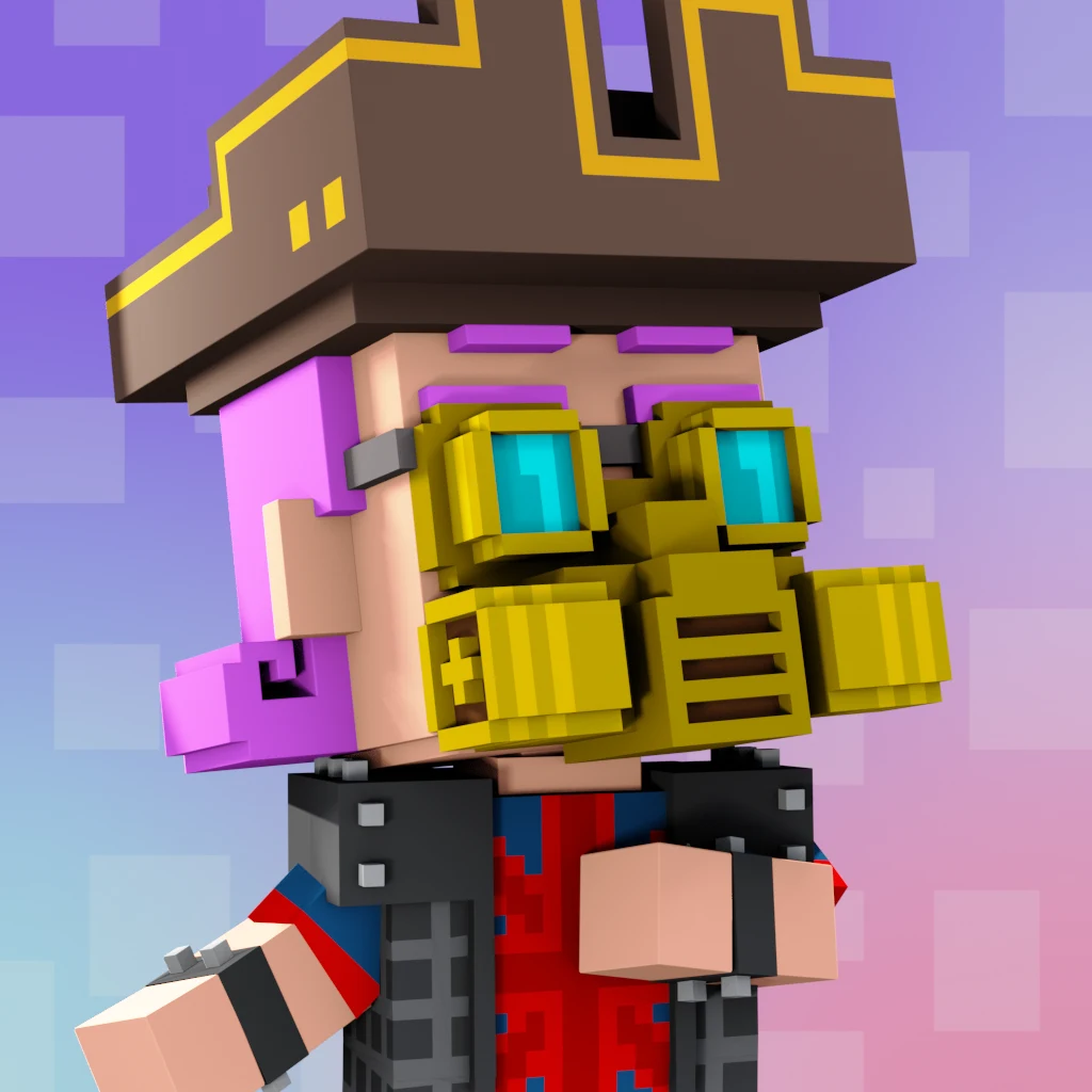 Pirate #5691 voxel render