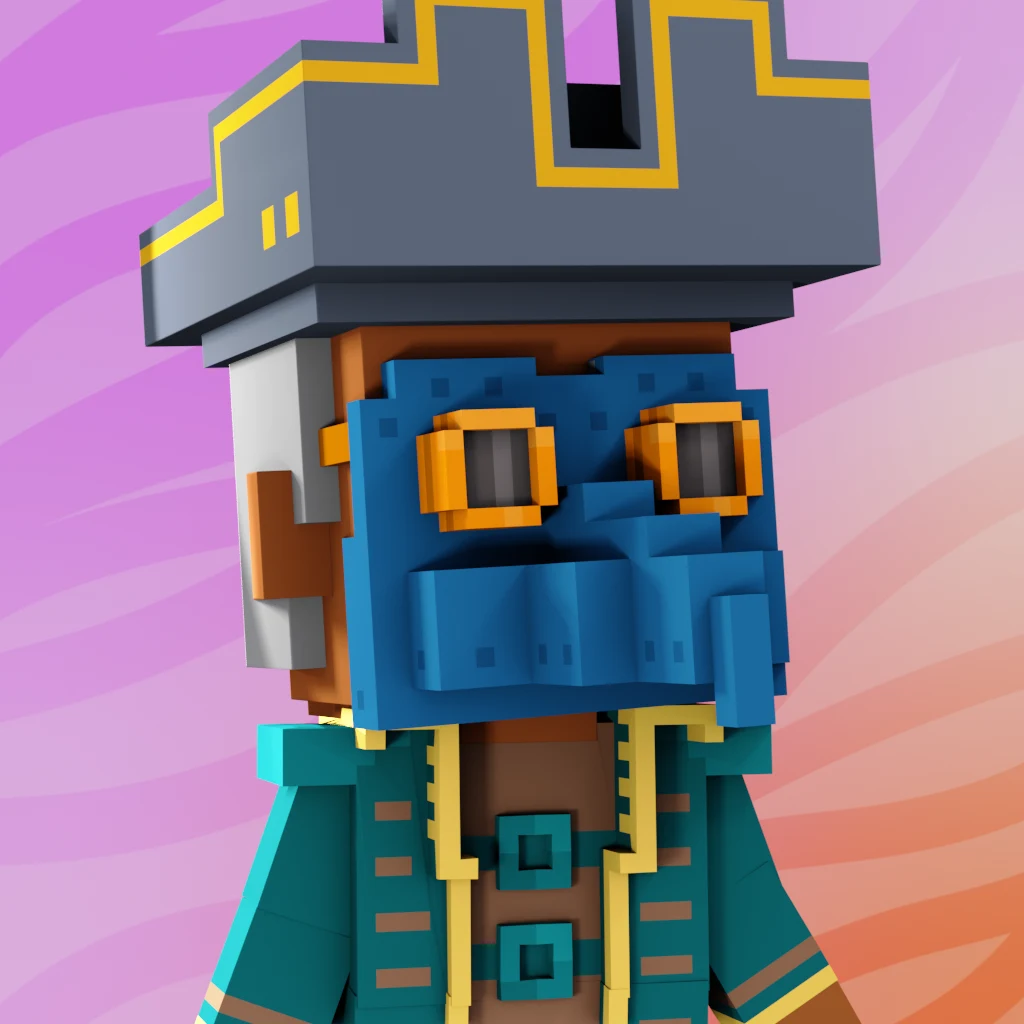 Pirate #5696 voxel render