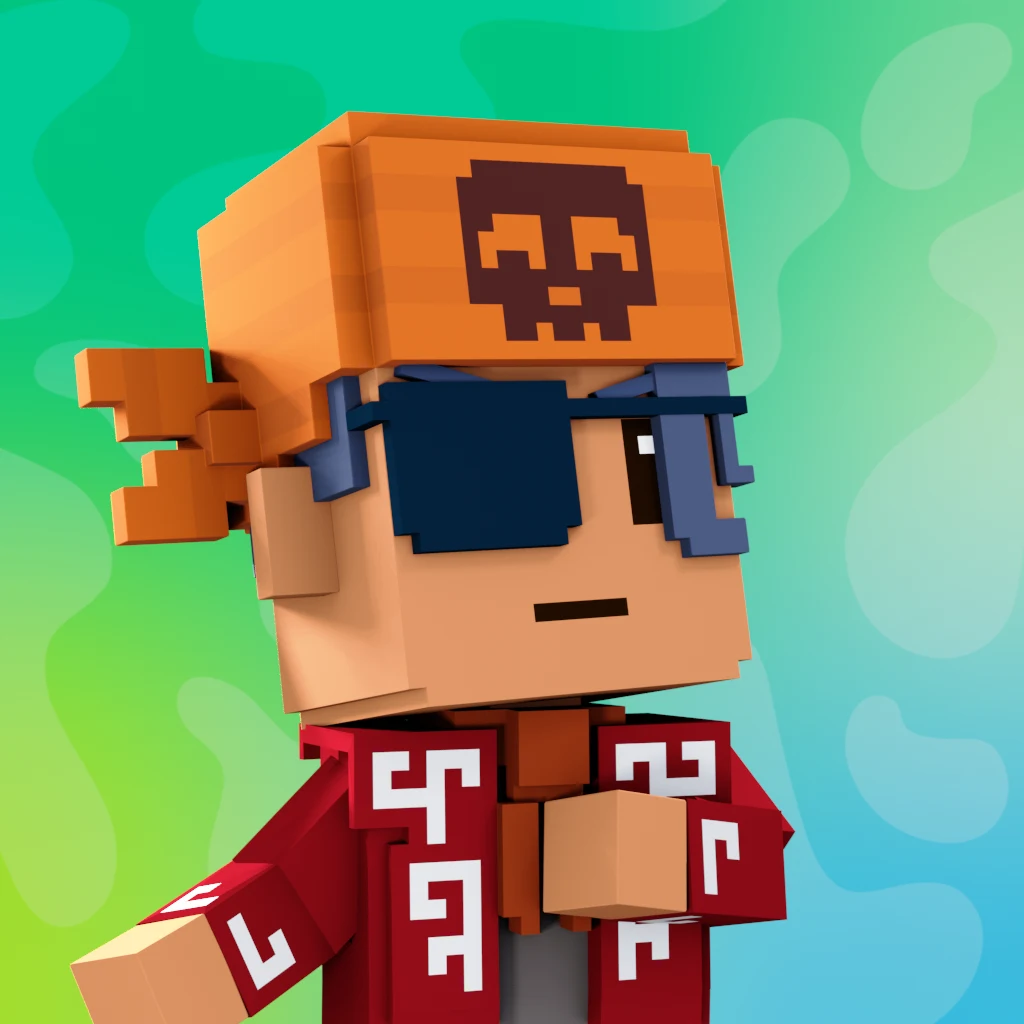 Pirate #57 voxel render