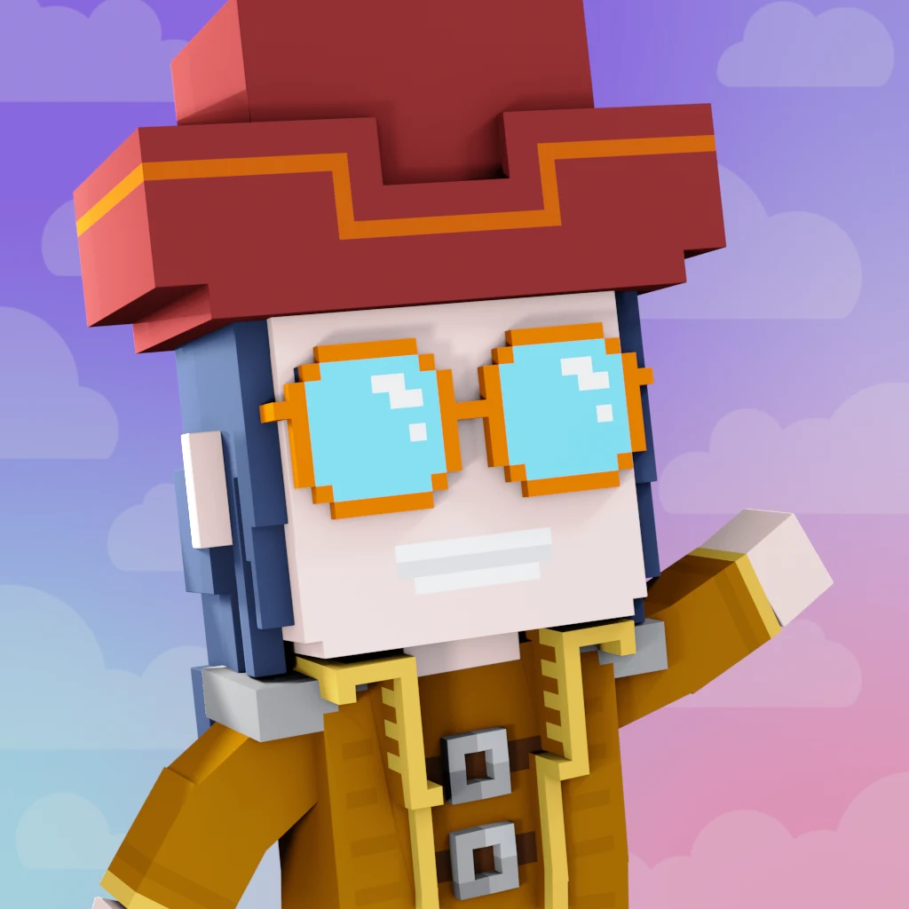 Pirate #570 voxel render