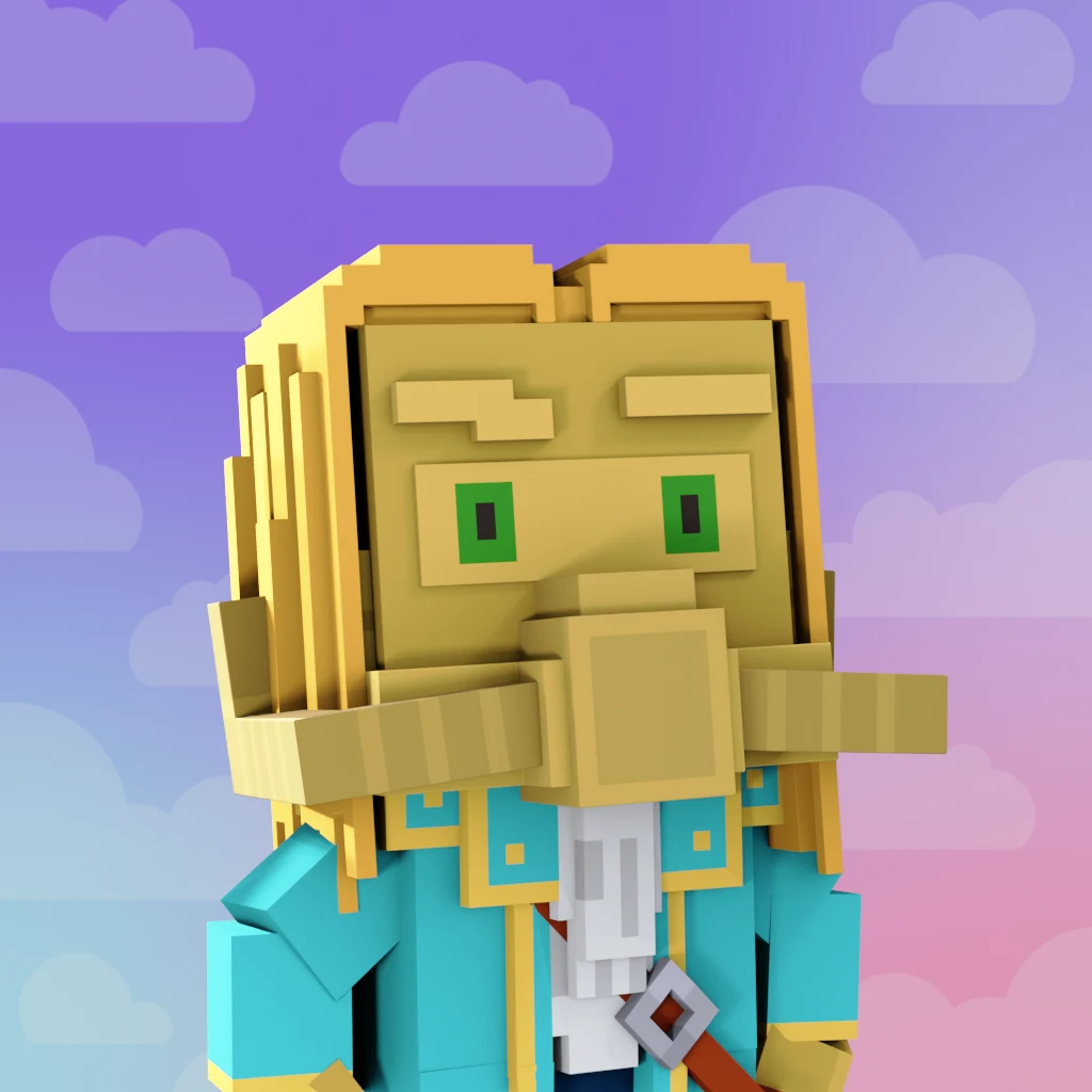 Pirate #5700 voxel render