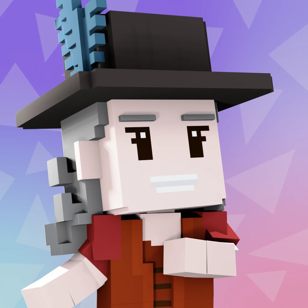 Pirate #5703 voxel render