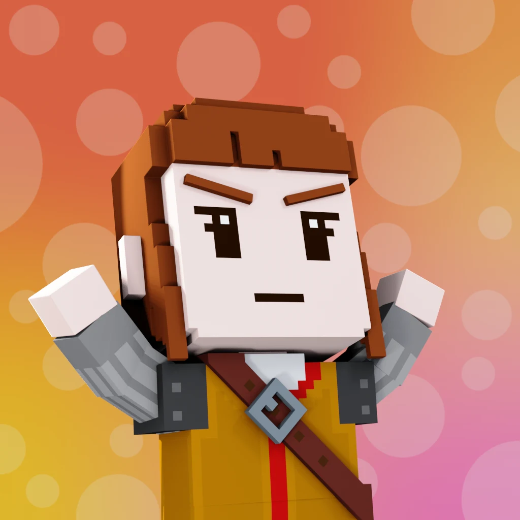 Pirate #5705 voxel render