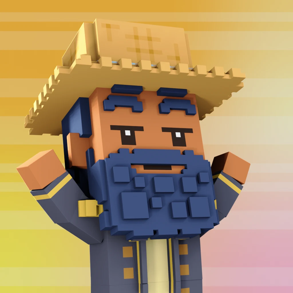 Pirate #5706 voxel render