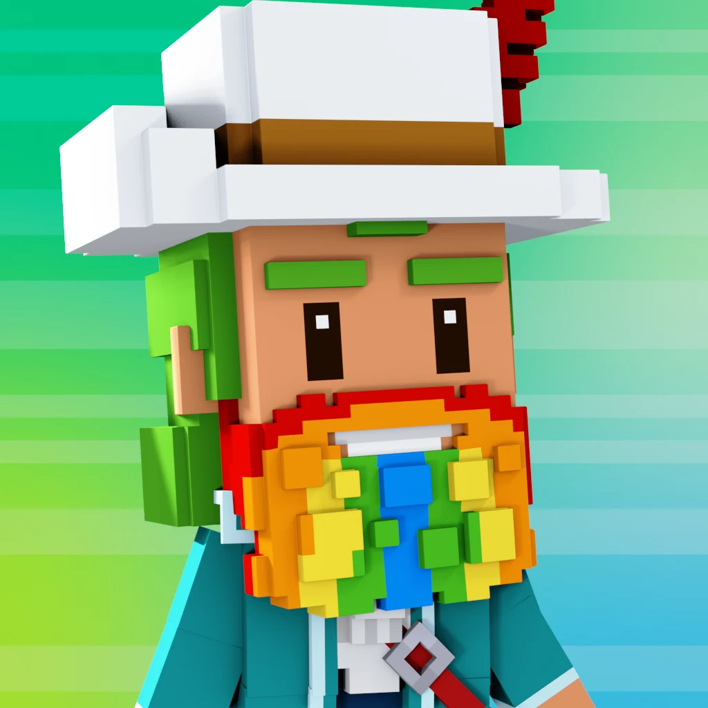 Pirate #5707 voxel render