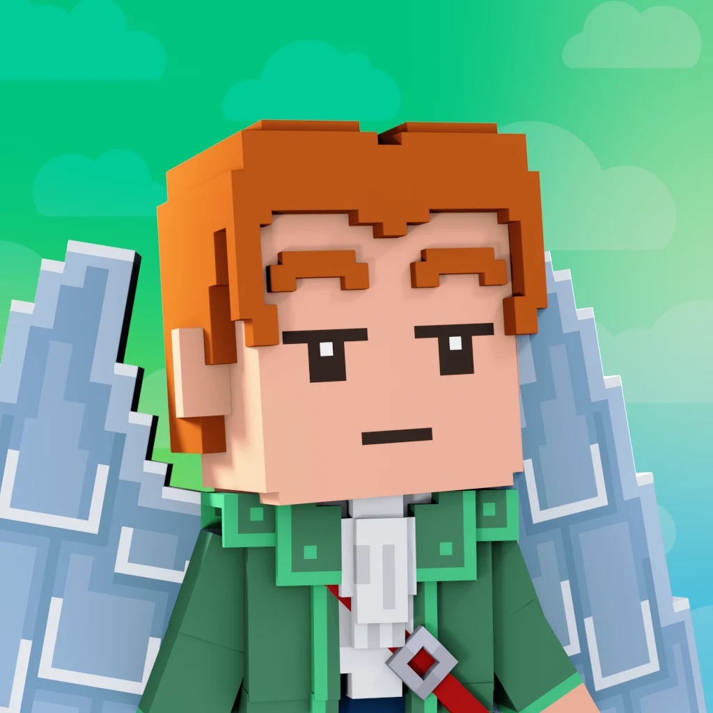 Pirate #5708 voxel render